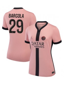 Paris Saint-Germain Bradley Barcola #29 Ausweichtrikot für Frauen 2024-25 Kurzarm